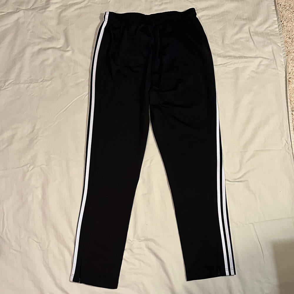 Adidas Black Joggers with White Stripes - Picture 6 of 6